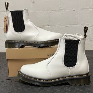 NWT Doc Martens white chelsea boots - 2976 YS